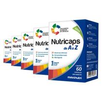 Kit 5 Nutricaps A A Z Maxinutri 60 Cápsulas