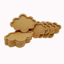 Kit 5 Nuvens Mdf Cru Para Decorar Porta Quarto Bandeja Festa Kit 5 Nuvens Mdf Cru Para Decorar Porta Quarto Bandeja Festa