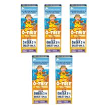 Kit 5 O-Trix Ômega Kids DHA 280mg EPA 60mg 5x30ml Uva Flora Nativa Especificação Sabor:Uva Kit 5 O-Trix Ômega Kids DHA 280mg EPA 60mg 5x30ml Uva Flora Nativa Especificação Sabor:Uva