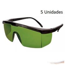 Kit 5 óculos Protetor Imperial Epi Verde Haste Regulagem Ca - UN / 5 - Ferreira Mold