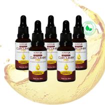 Kit 5 Oil Natural Tumeric Açafrão Da terra Premium