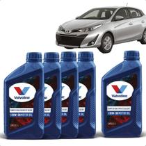 Kit 5 Óleo 10W30 Semissintético Valvoline 1L Competition Lubrificante Motor Alto Desempenho