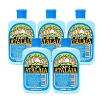 Kit 5 Óleo Atalaia Para Cabelo Restaurador Volta Cor Natural Tratamento Capilar Grisalhos 120ml