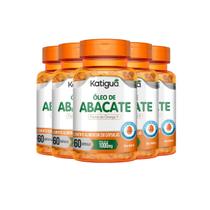 Kit 5 Óleo de Abacate Katiguá 1000mg 60 Cápsulas Kit 5 Óleo de Abacate Katiguá 1000mg 60 Cápsulas