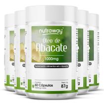 Kit 5 Óleo De Abacate Nutraway 1000mg 60 cápsulas