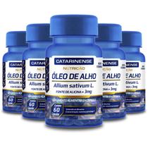 Kit 5 Óleo de Alho Catarinense 60 Cápsulas