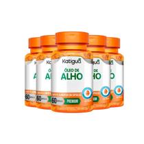 Kit 5 Óleo de Alho Katiguá 60 Cápsulas
