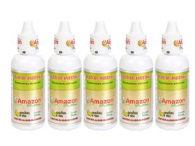 Kit 5 Óleo de Avestruz 35ml Ômega 3 6 7 9 Suplemento Alimentar