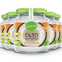 Kit 5 Óleo De Coco Extra Virgem 200Ml Qualicôco Kit 5 Óleo De Coco Extra Virgem 200Ml Qualicôco