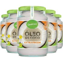 Kit 5 Óleo de Coco Extra Virgem 500ml Qualicôco