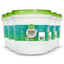 Kit 5 Óleo de coco Sem sabor Qualicoco 1 litro