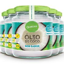 Kit 5 Óleo de coco sem sabor Qualicôco 200ml