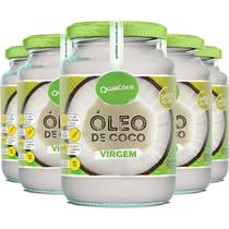 Kit 5 Óleo de coco virgem Qualicôco 500ml