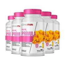 Kit 5 Óleo De Prímula 1000Mg Clinicmais 60 Cápsulas Kit 5 Óleo De Prímula 1000Mg Clinicmais 60 Cápsulas