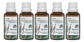 Kit 5 Óleo Melaleuca Essencial Diluído Girassol Pele Cabelo Unhas Imunidade Kit 5 Óleo Melaleuca Essencial Diluído Girassol Pele Cabelo Unhas Imunidade
