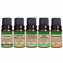 Kit 5 Óleos Essenciais Naturais E Puros Kit 5 Óleos Essenciais Naturais E Puros
