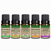 Kit 5 Óleos Essenciais Puros E Naturais Kit 5 Óleos Essenciais Puros E Naturais