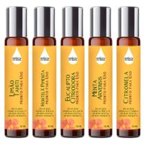 Kit 5 Óleos Essênciais Roll On - Revigorante Pronto p/ Uso Kit 5 Óleos Essênciais Roll On - Revigorante Pronto p/ Uso