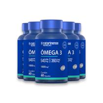 Kit 5 Ômega 3 1000mg Catarinense 60 Cápsulas