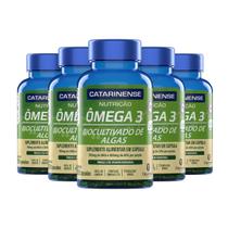 Kit 5 Ômega 3 Algas Biocultivado Catarinense 120 Capsulas Kit 5 Ômega 3 Algas Biocultivado Catarinense 120 Capsulas