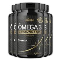 Kit 5 Ômega 3 + Coenzima Q10 Unilife 60 Cápsulas Kit 5 Ômega 3 + Coenzima Q10 Unilife 60 Cápsulas
