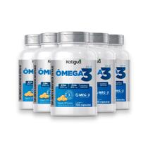 Kit 5 Ômega 3 MEG-3 Katiguá 632mg 120 Cápsulas Kit 5 Ômega 3 MEG-3 Katiguá 632mg 120 Cápsulas