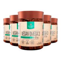 Kit 5 Ômega 3 Vegano DHA Nutrify 60 Cápsulas