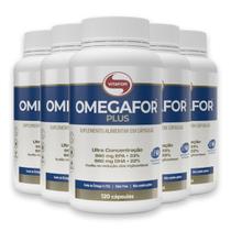 Kit 5 Omegafor Plus Vitafor 120 Cápsulas Kit 5 Omegafor Plus Vitafor 120 Cápsulas