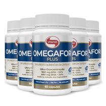 Kit 5 Omegafor Plus Vitafor 60 Cápsulas