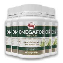 Kit 5 Omegafor Vegan Vitafor 60 Cápsulas