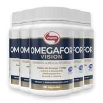 Kit 5 Omegafor Vision Vitafor 60 Cápsulas