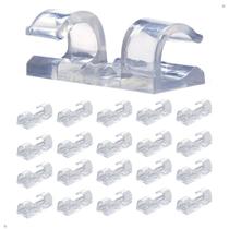 Kit 5 Organizador Fixador Cabos Passa Fio Oculto Baixo Mesa Kit 5 Organizador Fixador Cabos Passa Fio Oculto Baixo Mesa