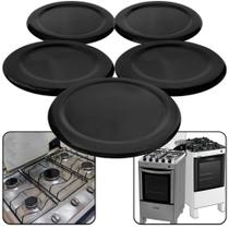 Kit 5 ou Kit 4 Tampas Espalhadores de Boca De Fogão Esmaltec Jade Kit 5 ou Kit 4 Tampas Espalhadores de Boca De Fogão Esmaltec Jade