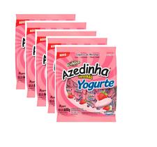 Kit 5 Pacotes Bala Mastigável edinha Iogurte 600Gr Cada Kit 5 Pacotes Bala Mastigável edinha Iogurte 600Gr Cada