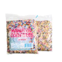 Kit 5 Pacotes Confete Colorido 100g Carnaval Folia festas