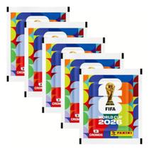 Kit 5 Pacotes Copa 2026 Com 35 Figurinhas Para Álbum Oficial Copa 2026