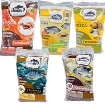 Kit 5 Pacotes de Massa Pesca Tilápia Tambas 500gr por pacote