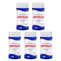 Kit 5 Pacotes Discos De Algodão Apolo 35g Com Ziplock