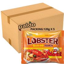 Kit 5 Pacotes Lamen Coreano Paldo Lobster 120g X 5