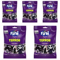 KIT 5 Pacotes Regaliz Terror Fini Sem Glúten 80g KIT 5 Pacotes Regaliz Terror Fini Sem Glúten 80g