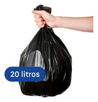 Kit 5 Pacotes Sacos De Lixo 20l 50un Uso Pesado Resistente