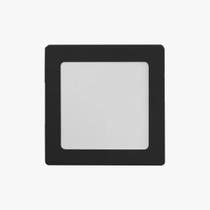 Kit 5 Painéis Sobrepor 18w Quadrado Cor Preto Branco Frio