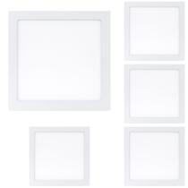 Kit 5 Painel Led Plafon 18w Quadrado Embutir 4000K Bivolt