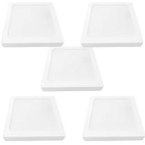 Kit 5 painel led sobrepor 24w biv 4000k quad branco ourolux Kit 5 painel led sobrepor 24w biv 4000k quad branco ourolux