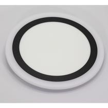 Kit 5 Painel LED Taschibra Dual Color 18W+6W Embutir Redondo