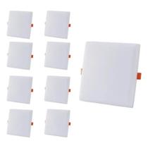 Kit 5 Painel Plafon 18w Led Borda Infinita Embutir 6500k Branco Frio Startec Kit 5 Painel Plafon 18w Led Borda Infinita Embutir 6500k Branco Frio Startec