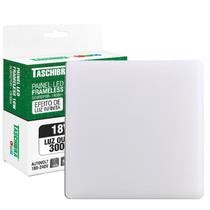 Kit 5 Painel Plafon Quadrado Sobrepor 18w Borda Infinita 3000K