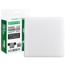 Kit 5 Painel Plafon Quadrado Sobrepor 36w Borda Infinita 4000K Kit 5 Painel Plafon Quadrado Sobrepor 36w Borda Infinita 4000K