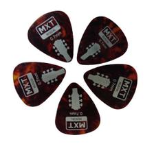 Kit 5 Palhetas MXT -- 0,7mm / Violão, Guitarra, Baixo, Cavaco, Ukulele, Banjo, Bandolin...