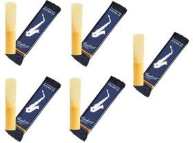 Kit 5 Palhetas Sax Alto Vandoren 3 Kit 5 Palhetas Sax Alto Vandoren 3